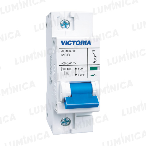 AC10K-1P 80A Breaker Victoria LED de Corriente Alterna 10K 1 Polo 80A - Imagen 1
