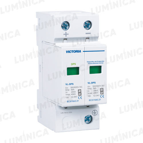 VL-DPS Protector contra Sobretensiones 500/600V DC 20-40kA - Imagen 1